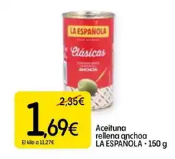 Dialprix LA ESPAÑOLA Aceituna rellena anchoa oferta