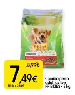Dialprix FRISKIES Comida perro adult active oferta