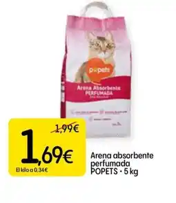 Dialprix POPETS Arena absorbente perfumada oferta