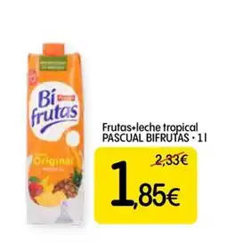 Dialprix PASCUAL BIFRUTAS Frutas+leche tropical oferta