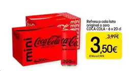 Dialprix COCA COLA Refresco cola lata original o zero oferta