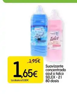 Dialprix SELEX Suavizante concentrado azul o talco oferta