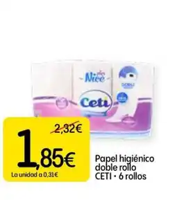 Dialprix CETI Papel higiénico doble rollo oferta