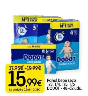 Dialprix DODOT Pañal bebé seco oferta
