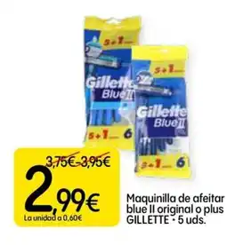Dialprix GILLETTE Maquinilla de afeitar blue II original o plus oferta