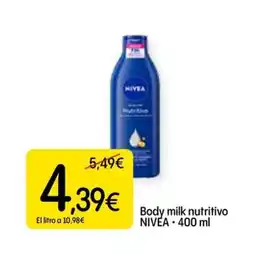 Dialprix NIVEA Body milk nutritivo oferta