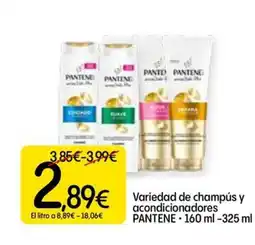 Dialprix PANTENE Variedad de champús y acondicionadores oferta