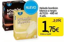 Dialprix ALTEZA Helado bombón blanco o negro oferta