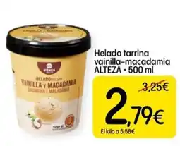 Dialprix ALTEZA Helado tarrina vainilla-macadamia oferta