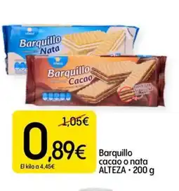 Dialprix ALTEZA Barquillo cacao o nata oferta