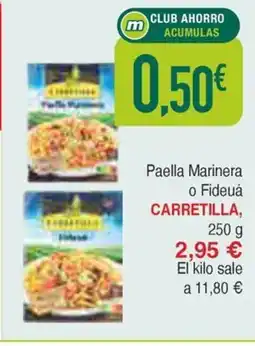 Masymas CARRETILLA Paella Marinera o Fideuá oferta