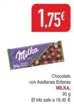 Masymas MILKA Chocolate con Avellanas Enteras oferta