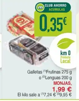 Masymas MONJAS Galletas Frutinas oferta