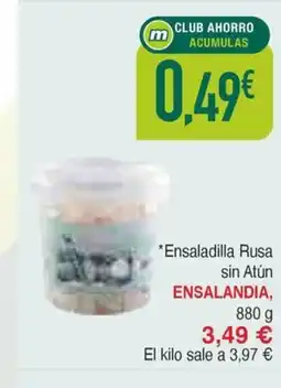 Masymas ENSALANDIA Ensaladilla Rusa sin Atún oferta