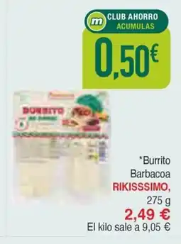 Masymas RIKISSSIMO Burrito Barbacoa oferta