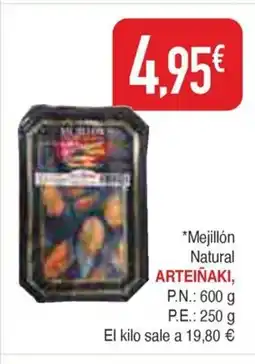 Masymas ARTEIÑAKI Mejillón Natural oferta