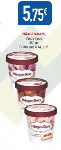 Masymas HÄAGEN-DAZS, Varios Tipos oferta