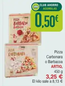 Masymas ARTIQ Pizza Carbonara o Barbacoa oferta