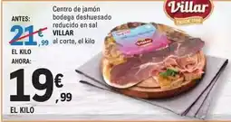 E.Leclerc Villar - centro de jamon bodega deshuesado reducido en sal oferta