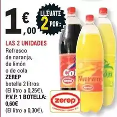 E.Leclerc Zerep - refresco de naranja oferta