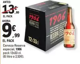 E.Leclerc 1906 - cerveza reserva especial oferta