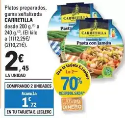 E.Leclerc Carretilla - platos preparados, gama señalizadas oferta