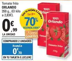 E.Leclerc Orlando - tomate frito oferta