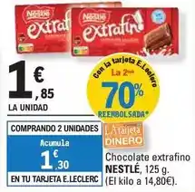 E.Leclerc Nestlé - chocolate extrafino oferta