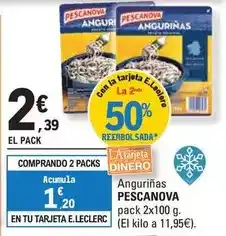 E.Leclerc Pescanova - anguriñas oferta