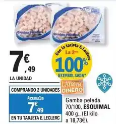 Esquimal - gamba pelada 70/100