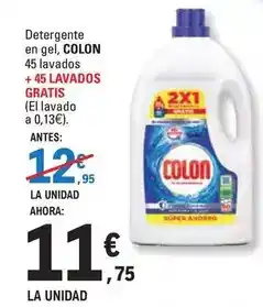 E.Leclerc Colon - detergente en gel oferta