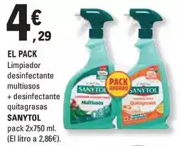 E.Leclerc Sanytol - limpiador desinfectante oferta