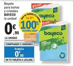 E.Leclerc Bayeco - bayeta para banos y cristales oferta