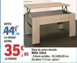 E.Leclerc Gala - mesa de centro elevable oferta