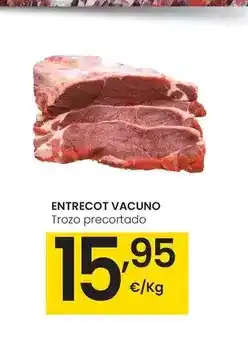 Eroski Entrecot vacuno trozo precortado oferta