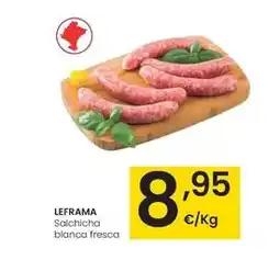 Eroski Leframa - salchicha blanca fresca oferta