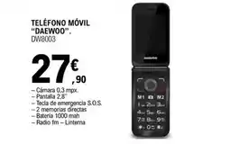 E.Leclerc Daewoo - telefono móvil oferta