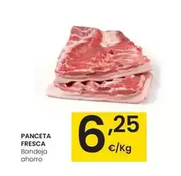 Eroski Panceta fresca oferta