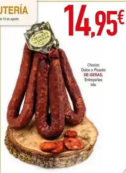 Masymas Chorizo dulce o piante de geras oferta