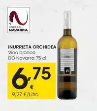 Eroski Inurrieta - vino blanco do navarra orchidea oferta
