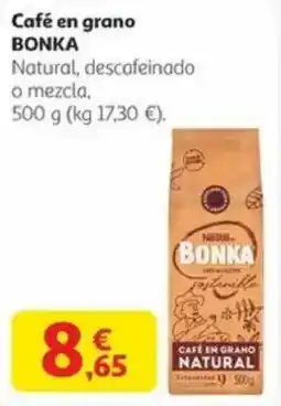 Alcampo BONKA Café en grano oferta