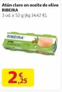 Alcampo RIBEIRA Atún claro en aceite de oliva oferta
