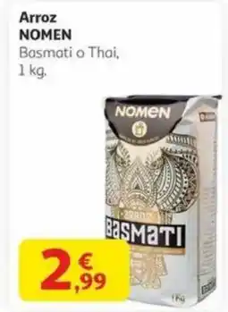Alcampo NOMEN Arroz oferta