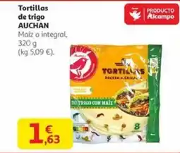 Alcampo AUCHAN Tortillas de trigo oferta