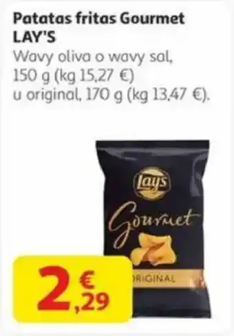 Alcampo LAY'S Patatas fritas Gourmet oferta