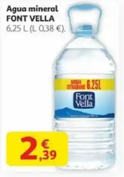 Alcampo FONT VELLA Agua mineral oferta