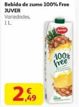 Alcampo JUVER Bebida de zumo 100% Free oferta