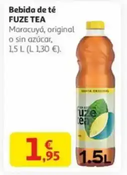 Alcampo FUZE TEA Bebida de té Maracuyá, original o sin azúcar oferta