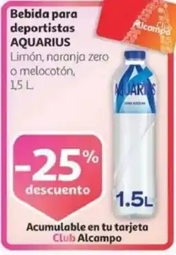 Alcampo AQUARIUS Bebida para deportistas oferta