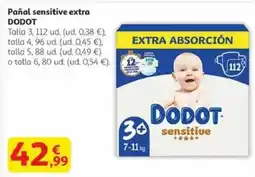Alcampo DODOT Pañal sensitive extra oferta